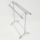 Vintage Brass Bathroom Towel Hanger Stand Made in Italy - Aristide Viadurini