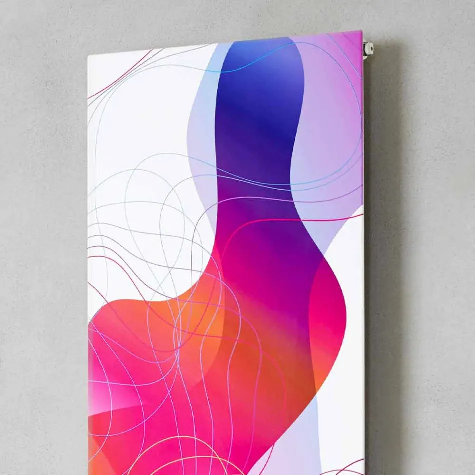 Wall Electric Radiant Plate in Steel with 1000 Watt - Kelvin Decoration Viadurini