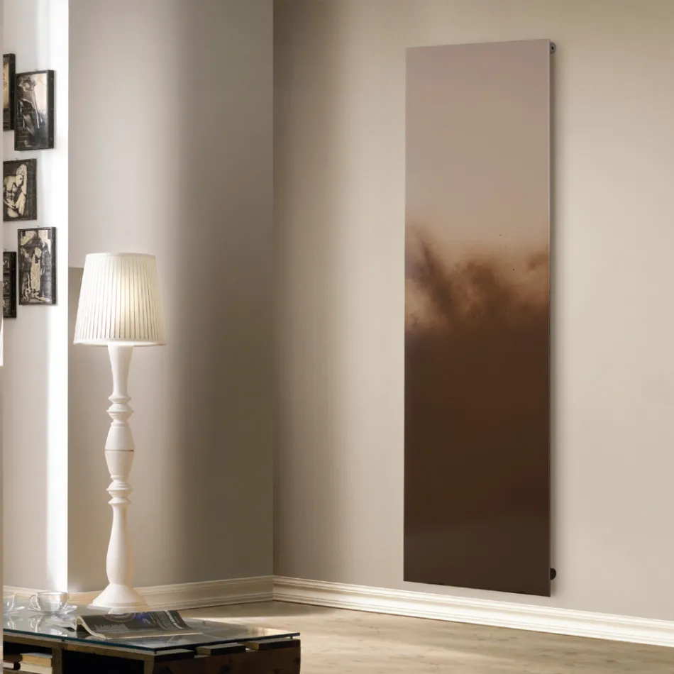 Steel Hydraulic Radiant Plate with Shade Made in Italy - Selce Viadurini