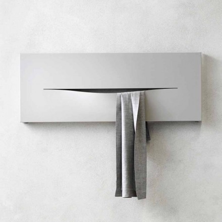 Horizontal Design Hydraulic Radiant Plate in Steel up to 820 W - Cut Viadurini