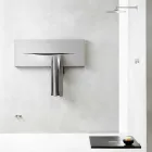 Horizontal Design Hydraulic Radiant Plate in Steel up to 820 W - Cut Viadurini