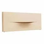 Horizontal Design Hydraulic Radiant Plate in Steel up to 820 W - Cut Viadurini