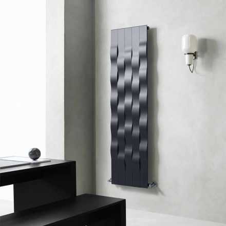 Vertical Design 5 Bar Steel Radiant Plate up to 1003 Watt - River Viadurini