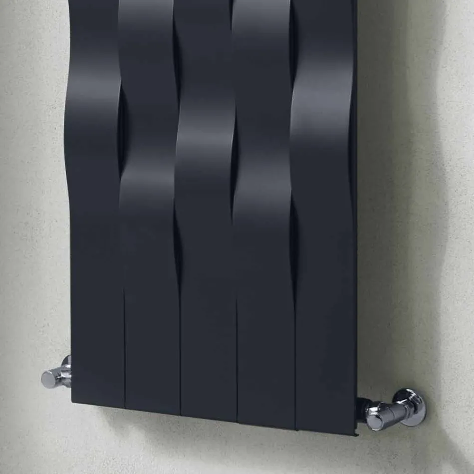 Vertical Design 5 Bar Steel Radiant Plate up to 1003 Watt - River Viadurini