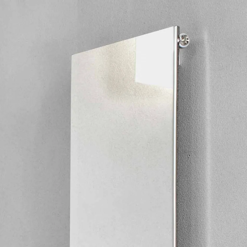 Vertical Electric Radiant Plate in Stainless Steel Reflex Design 1000 W - Ice Viadurini