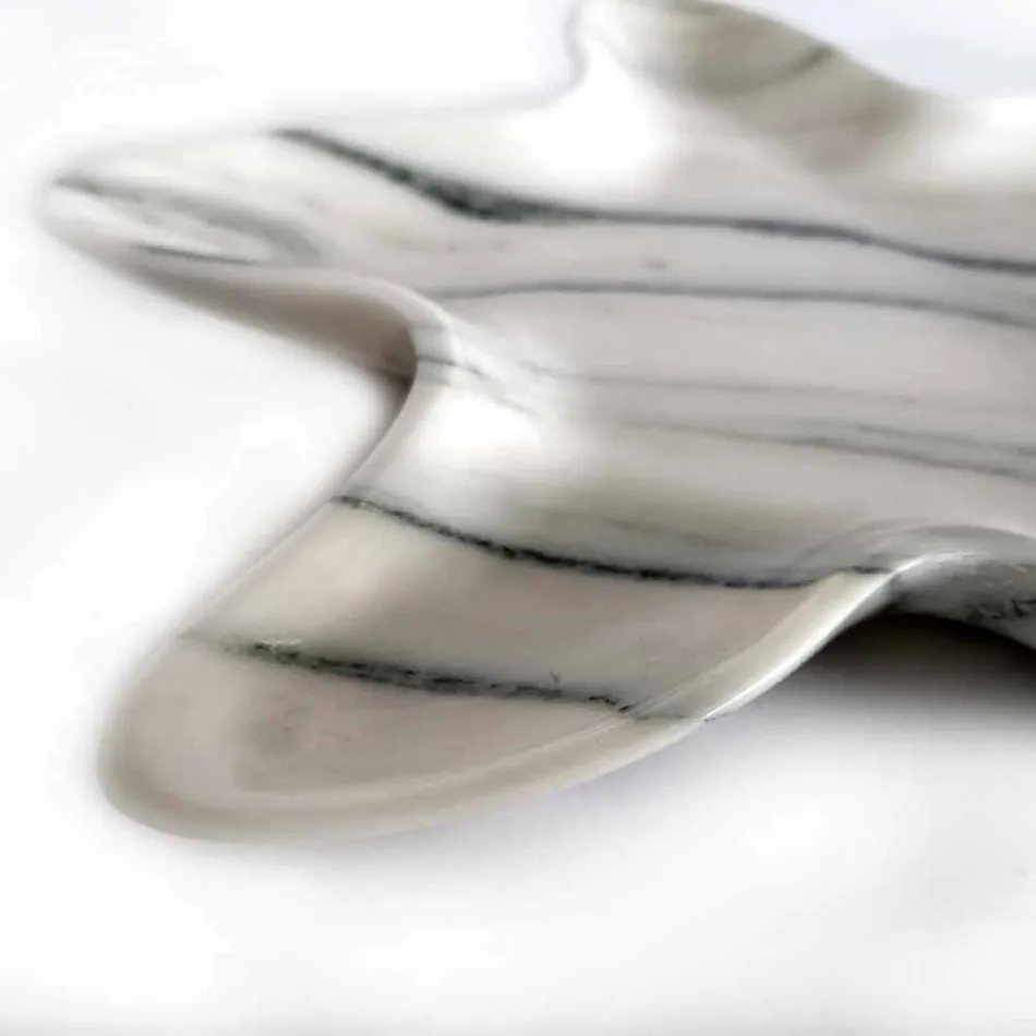 Modern Marble Saucer in the Shape of a Starfish Made in Italy - Ticcio Viadurini