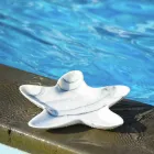 Modern Marble Saucer in the Shape of a Starfish Made in Italy - Ticcio Viadurini