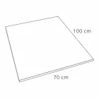 Shower Tray 100x70 Modern Design in White or Gray - Cupio Concrete Effect Viadurini