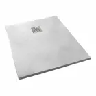 Shower Tray 100x70 Modern Design in White or Gray - Cupio Concrete Effect Viadurini