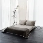 Plaid in Cotton Satin and Chenille with Lurex, Chalk or Retro Border - Tortoro Viadurini