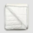 Plaid in Cotton Satin and Chenille with Lurex, Chalk or Retro Border - Tortoro Viadurini