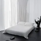 Plaid in Cotton Satin and Chenille with Lurex, Chalk or Retro Border - Tortoro Viadurini