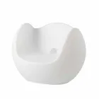 Rocking armchair Round bright Slide Blos made in Italy Viadurini