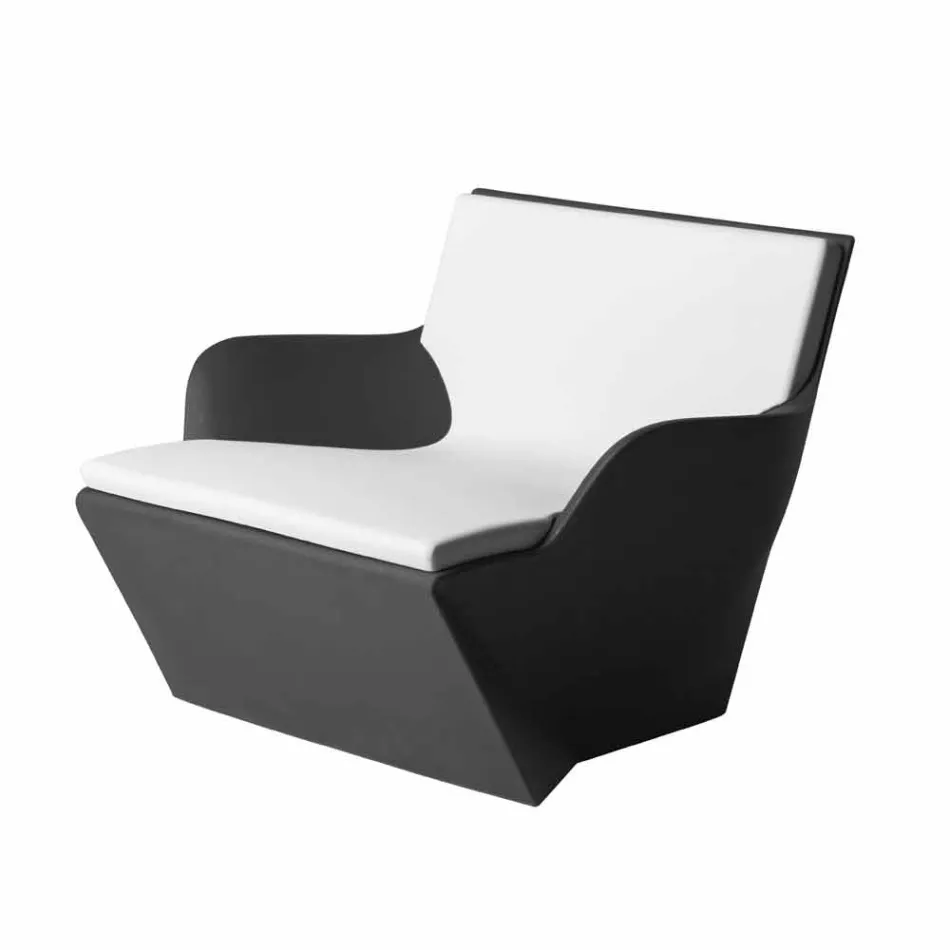 Armchair with armrests Slide Kami Modern design made in Italy Viadurini