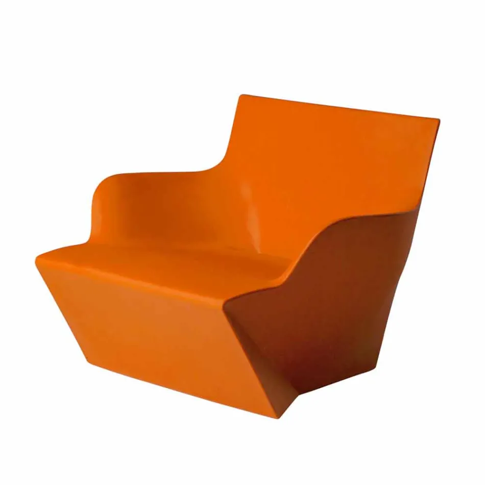 Armchair with armrests Slide Kami Modern design made in Italy Viadurini