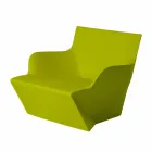Armchair with armrests Slide Kami Modern design made in Italy Viadurini