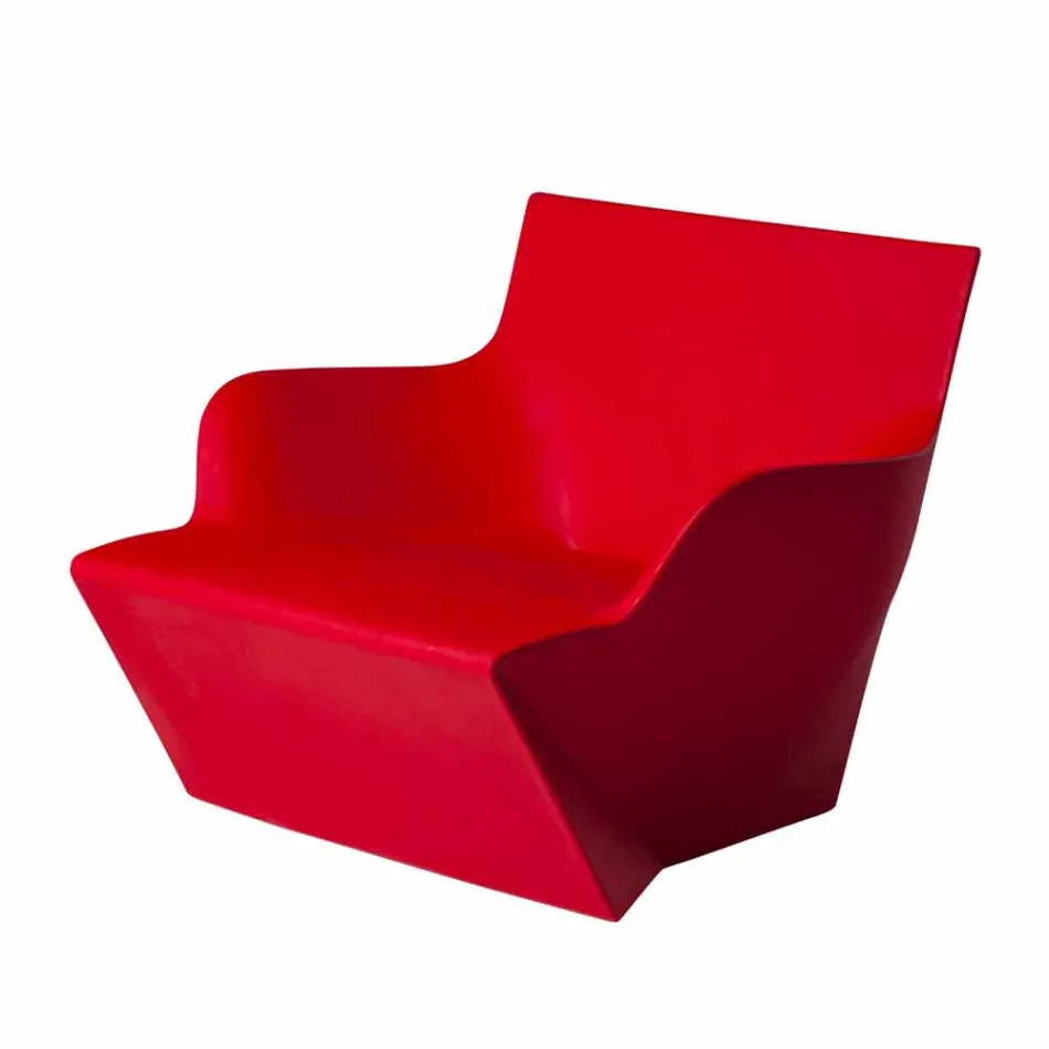Armchair with armrests Slide Kami Modern design made in Italy Viadurini