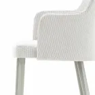 Design Varaschin Emma outdoor armchair in aluminum and fabric Viadurini