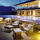 Varaschin Emma upholstered outdoor armchair of modern design Viadurini