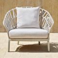Aluminum Garden Armchair Made in Italy - Emmacross by Varaschin
