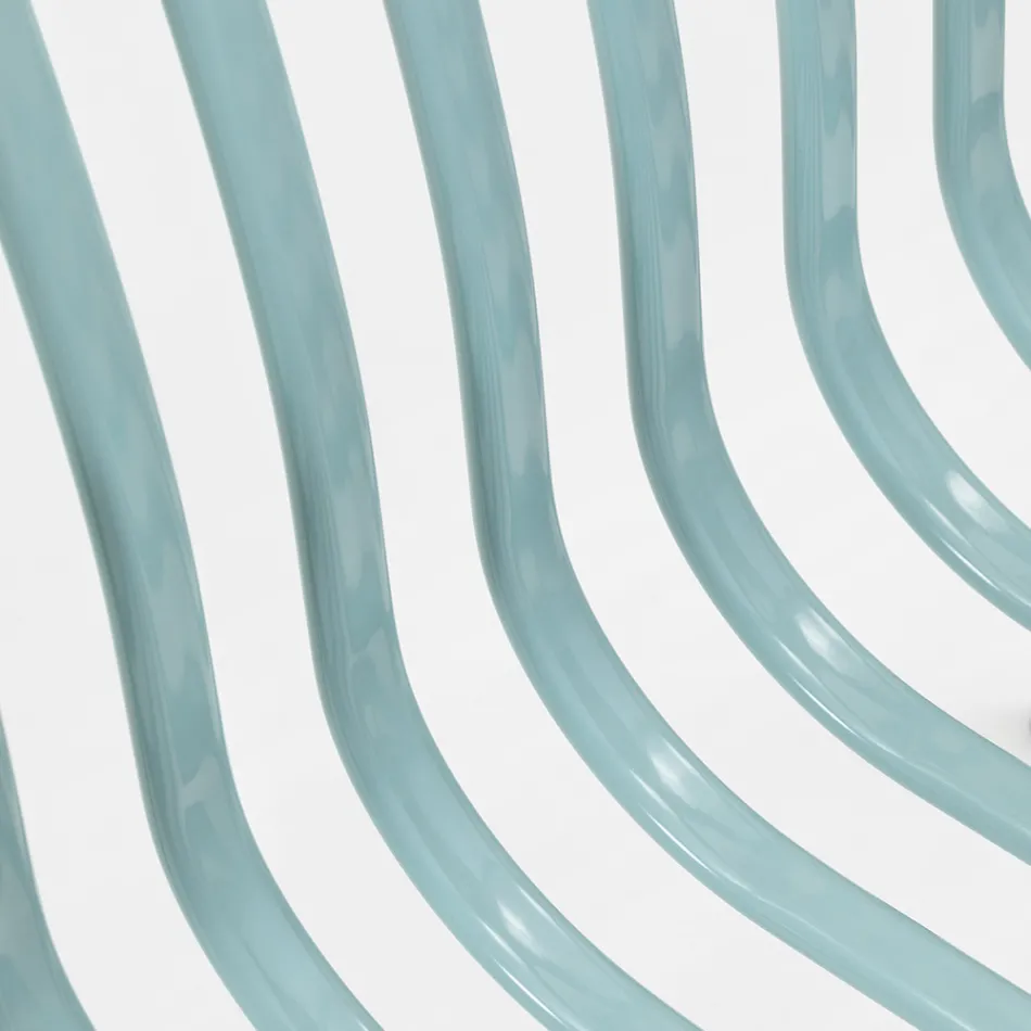 Stackable Metal Garden Armchair Made in Italy 2 Pieces - Simply Viadurini