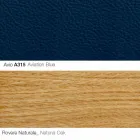 Living Room Armchair with Footrest in Leather and Wood Made in Italy - Butterfly Viadurini