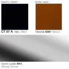 Swivel Living Room Armchair in Leather and Metal Made in Italy - Butterfly Viadurini