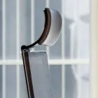 Ergonomic Swivel Office Chair with Wheels and Headrest - Gimiglia Viadurini