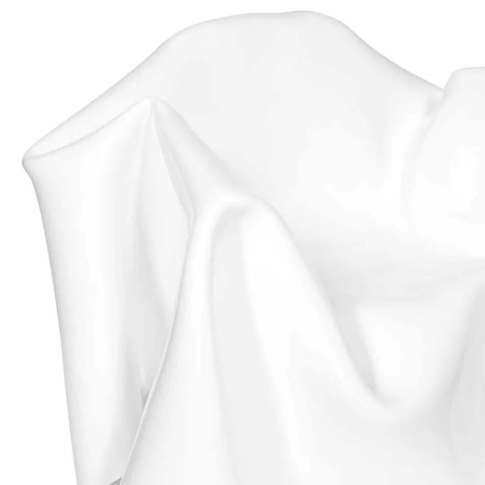 Modern design armchair in white Paris plexiglass, made in Italy Viadurini