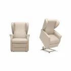 Quality Armchair Relax Lift with 2 Motors Made in Italy - Daphne Viadurini