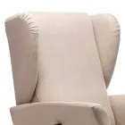 Quality Armchair Relax Lift with 2 Motors Made in Italy - Daphne Viadurini