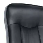 Executive Swivel Office Chair Leather and Metal Base Seats - Virone Viadurini