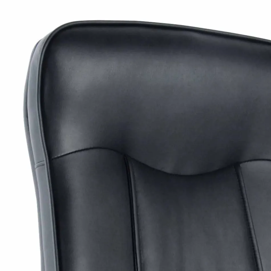 Executive Swivel Office Chair Leather and Metal Base Seats - Virone Viadurini