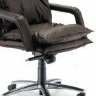 Contemporary executive office armchair in Gemma imitation leather Viadurini
