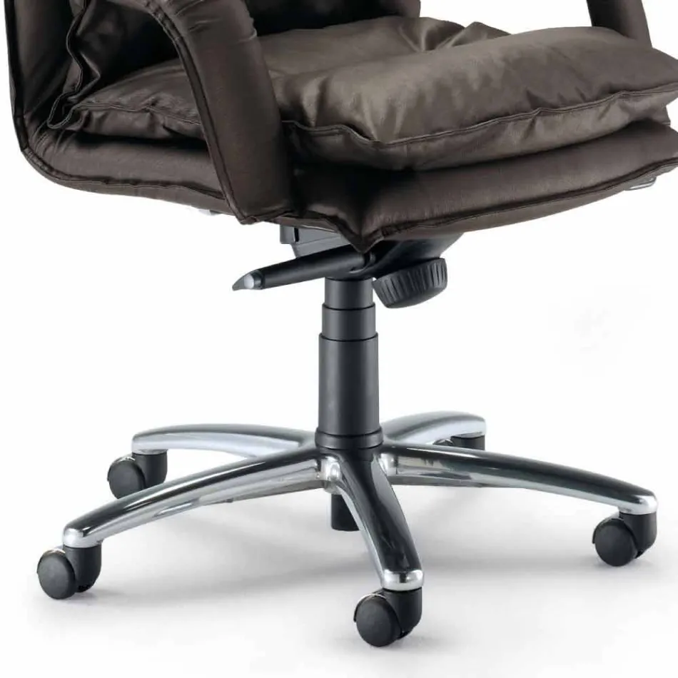 Contemporary executive office armchair in Gemma imitation leather Viadurini