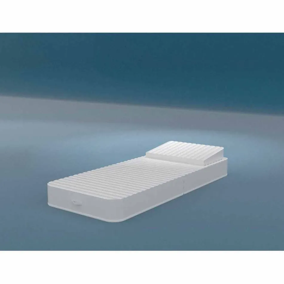 Floating armchair Trona white design Luxury, made in Italy Viadurini