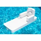 Floating armchair Trona white design Luxury, made in Italy Viadurini