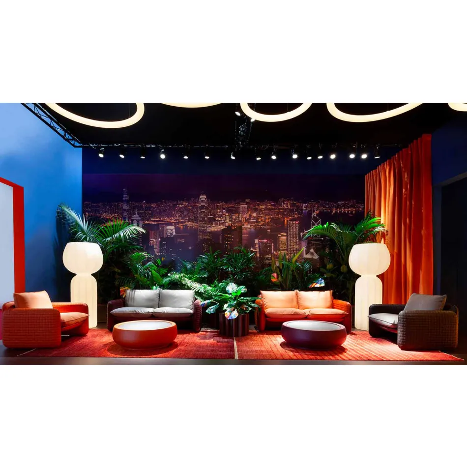 Lounge Chair with Waterproof Cushions, for Outdoor - Mara Slide Viadurini