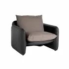 Lounge Chair with Waterproof Cushions, for Outdoor - Mara Slide Viadurini