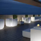 Luminous Outdoor Armchair in Polyethylene Made in Italy - Chiabotto Viadurini