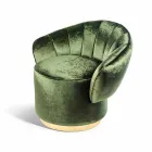 Modern design armchair upholstered in Belle fabric Viadurini