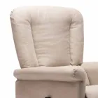 2 Motors Lift Relax Reclining Armchair with Wheels Made in Italy - Isabelle Viadurini