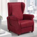 Single motor riser recliner chair Via Verona,made in Italy