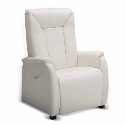 Rose design relaxing armchair with 2 motors, made in Italy Viadurini