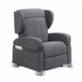 Orthopaedic relax armchair Giglio 4 motors made in Italy,modern design