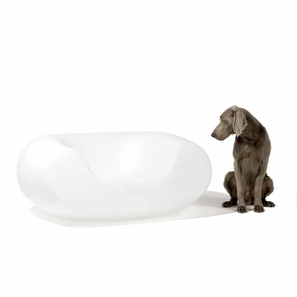 Colored round armchair Slide Chubby modern design made in Italy Viadurini