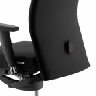 Swivel Ergonomic Design Office Armchair with Armrests and Headrest - Romolo Viadurini