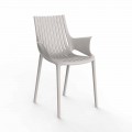 Outdoor Stackable Plastic Dining Armchair 4 Pieces - Ibiza by Vondom