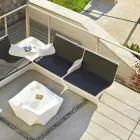 Design lounge armchair Slide Kami Colored Ichi made in Italy Viadurini