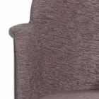 Swivel Office Armchair with Wheels and Armrests Made in Italy - Felix Viadurini